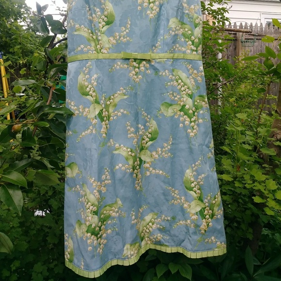 LILY OF VALLEY Blue *Tea Party* Dress L/XL 14P 14 - Picture 3 of 7